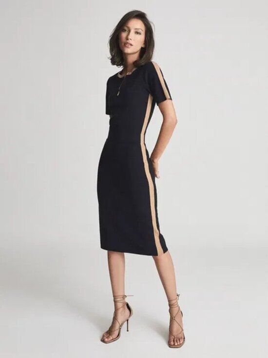 Reiss Dresses & Skirts - REISS London Rosie Colorblock Zip Knit Dress - Size S